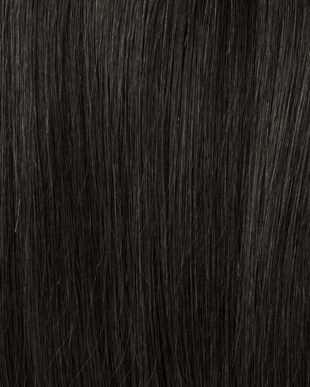 Natural Ponytail Clip-In Czarny "Iced Americano"