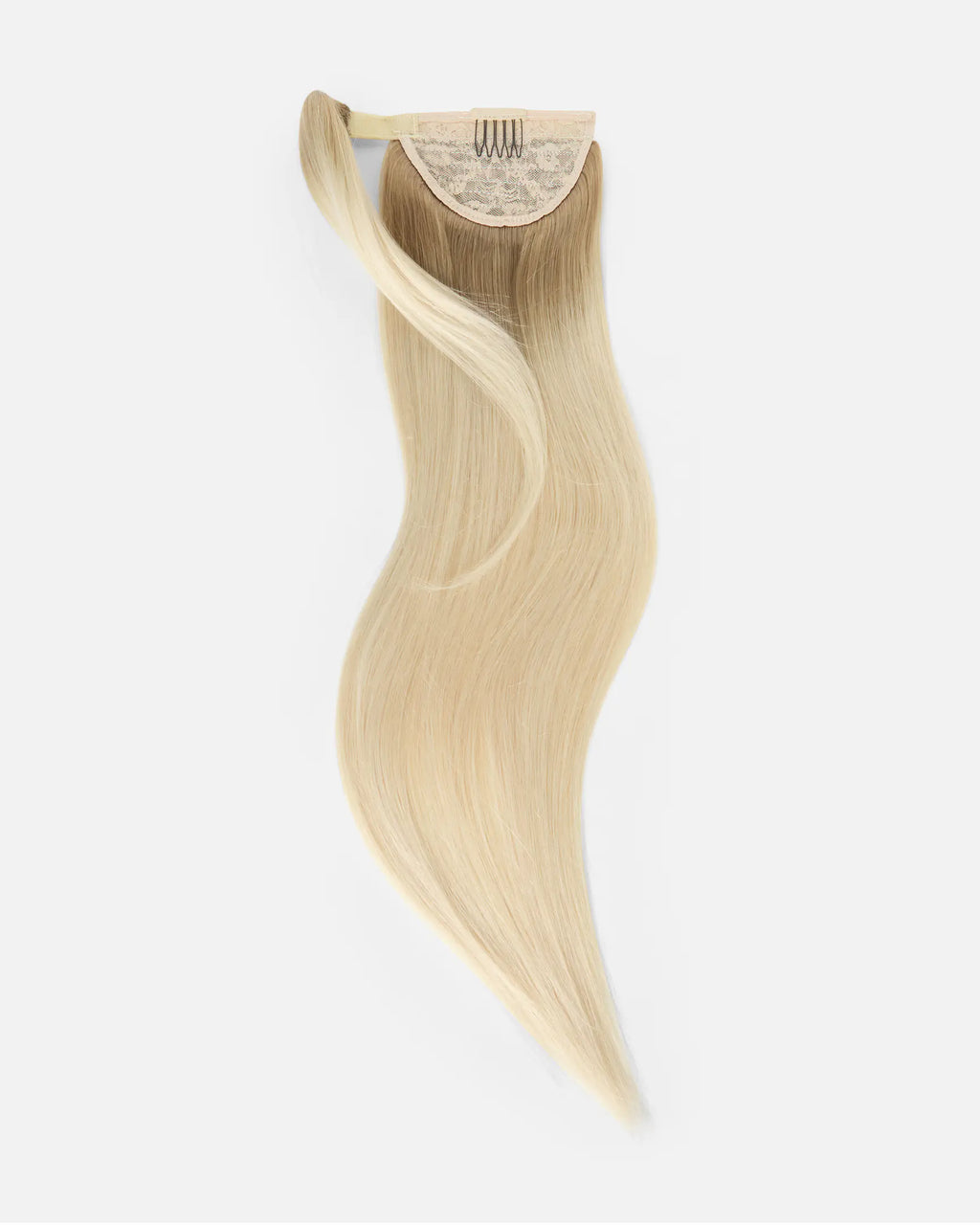 Natural Ponytail Clip-In Blond "Iced Vanilla Latte"