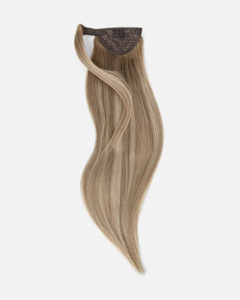 Natural Ponytail Clip-In Ombre "Espresso Con Panna"