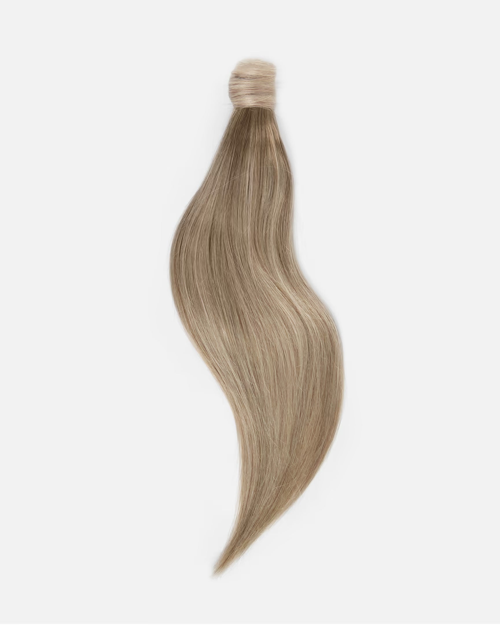 Natural Ponytail Clip-In Ombre "Espresso Con Panna"