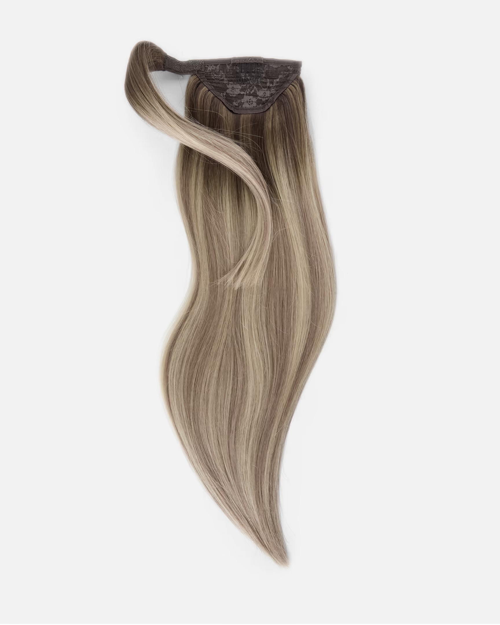 Natural Ponytail Clip-In Blond "Iced Chai Latte"