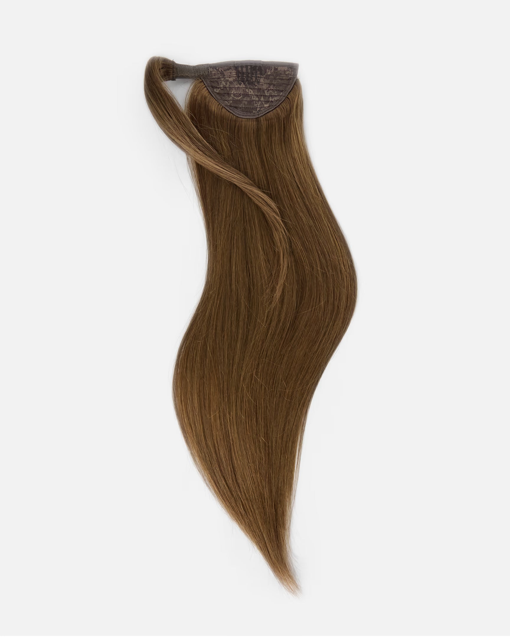 Natural Ponytail Clip-In Brązowy "Iced Mocha"