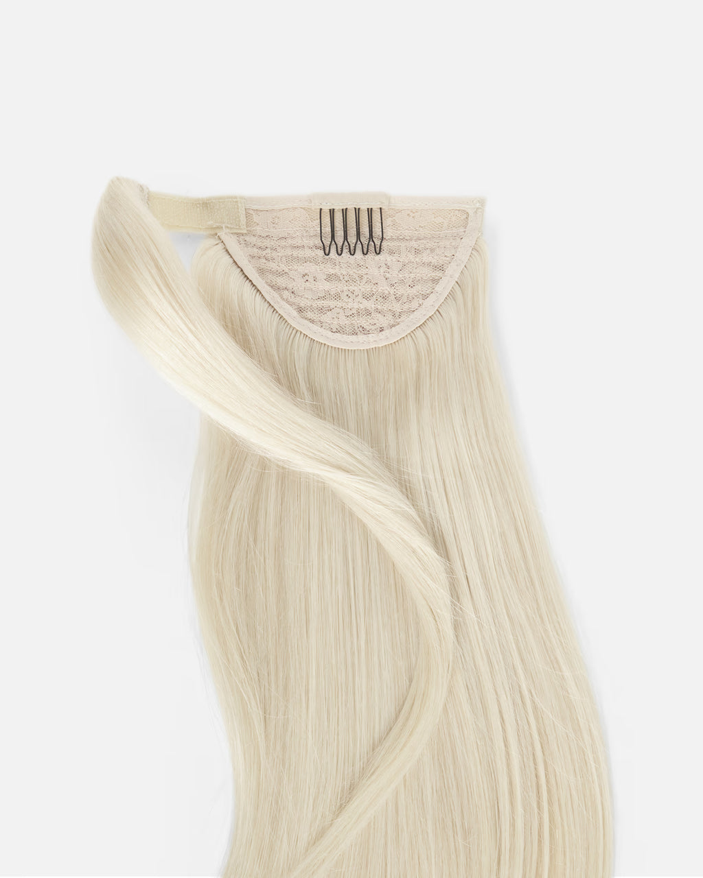 Natural Ponytail Clip-In Blond "Almond Cream"