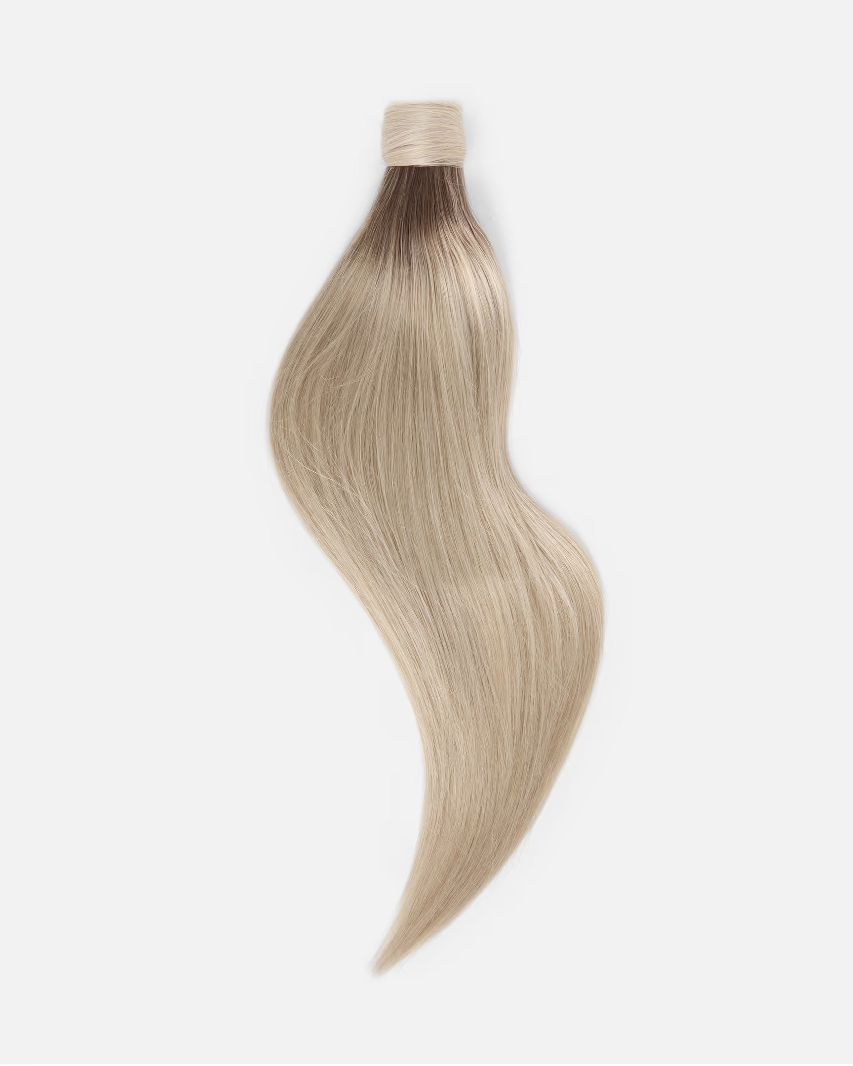 Natural Ponytail Clip-In Blond "Iced Shaken Espresso"