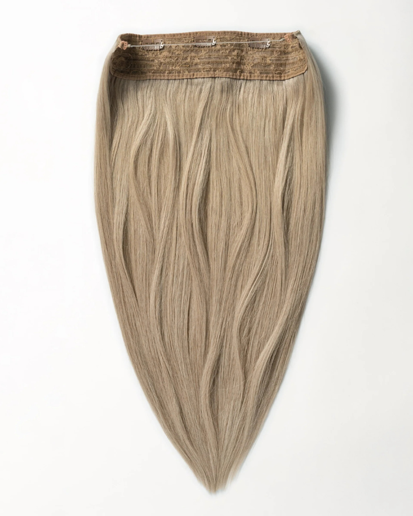 Syntetyczne Włosy Na Żyłce Halo Blond “Carmel Ripple”