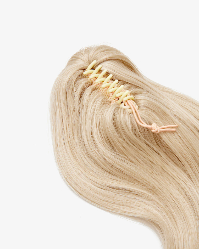 Premium Synthetic Ponytail Clip-In Blond "Vanilla Gelato"