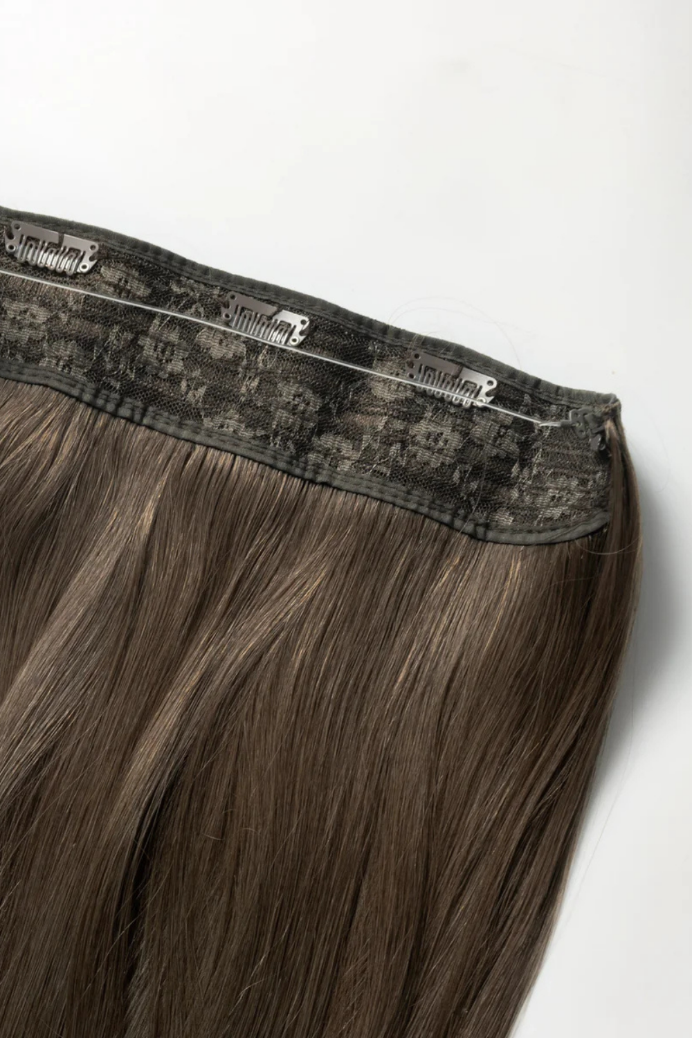 Syntetyczne Włosy Na Żyłce Halo Brązowe “Iced Espresso”