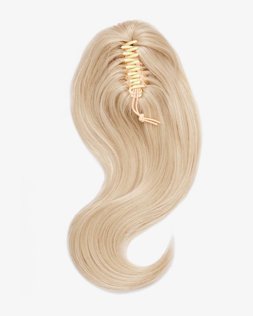 Premium Synthetic Ponytail Clip-In Blond "Vanilla Gelato"