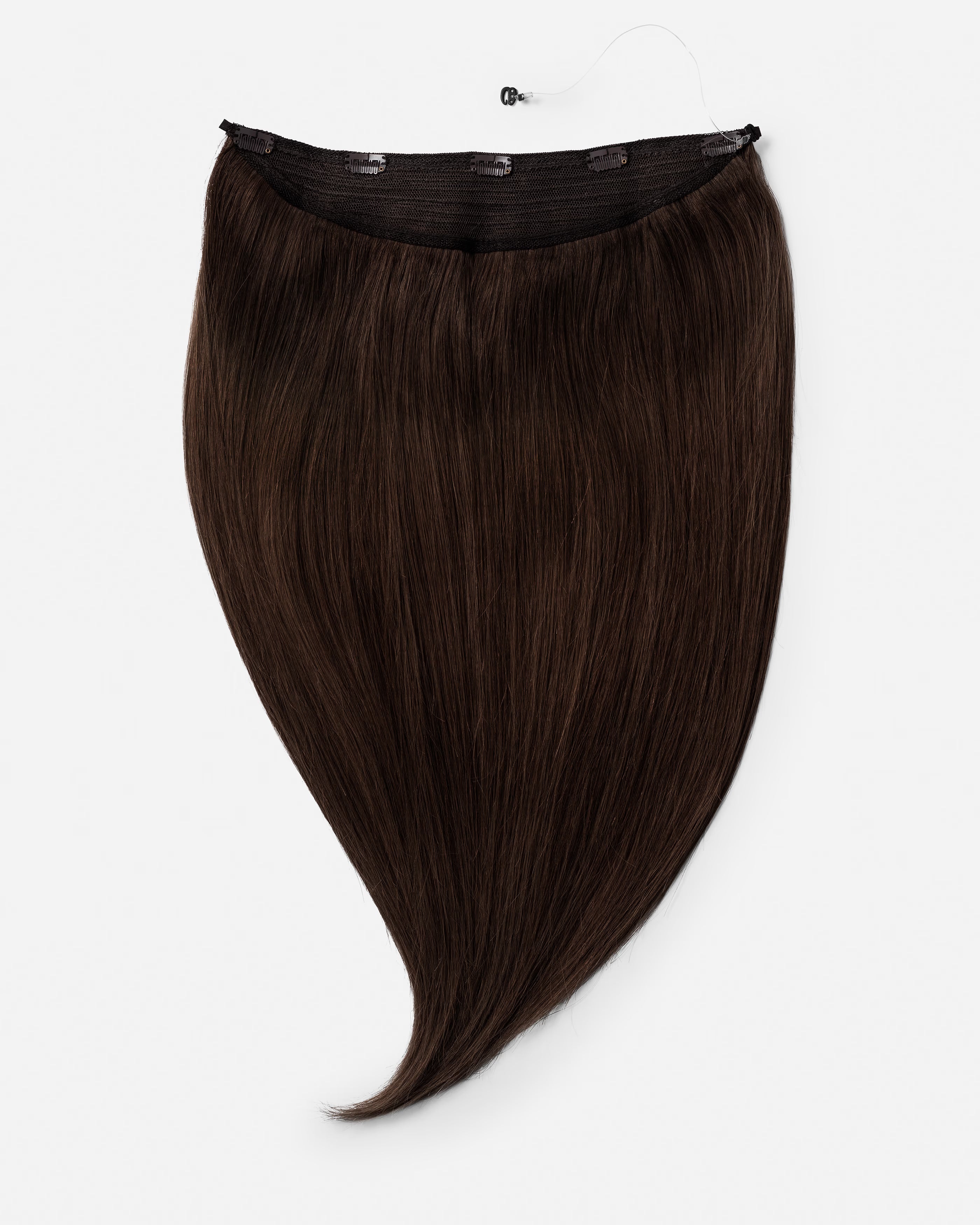 Naturalne Włosy Na Żyłce Halo Brązowe “Iced Espresso"