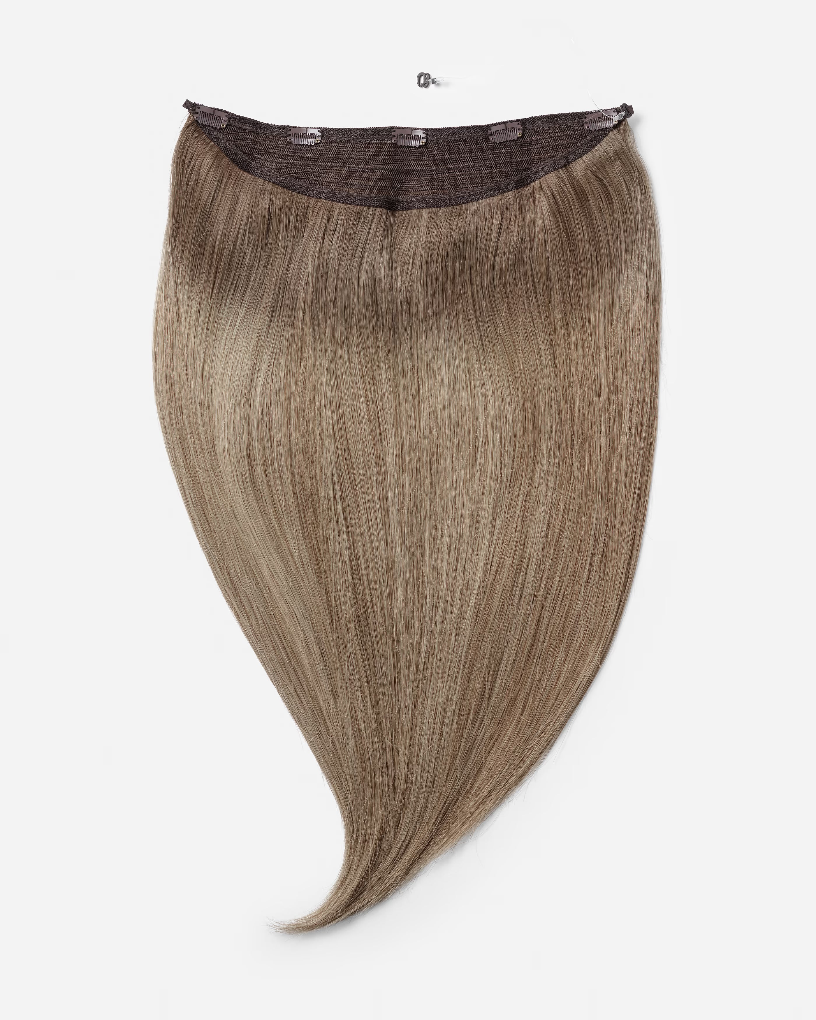 Naturalne Włosy Na Żyłce Halo Ombre “Espresso Con Panna"