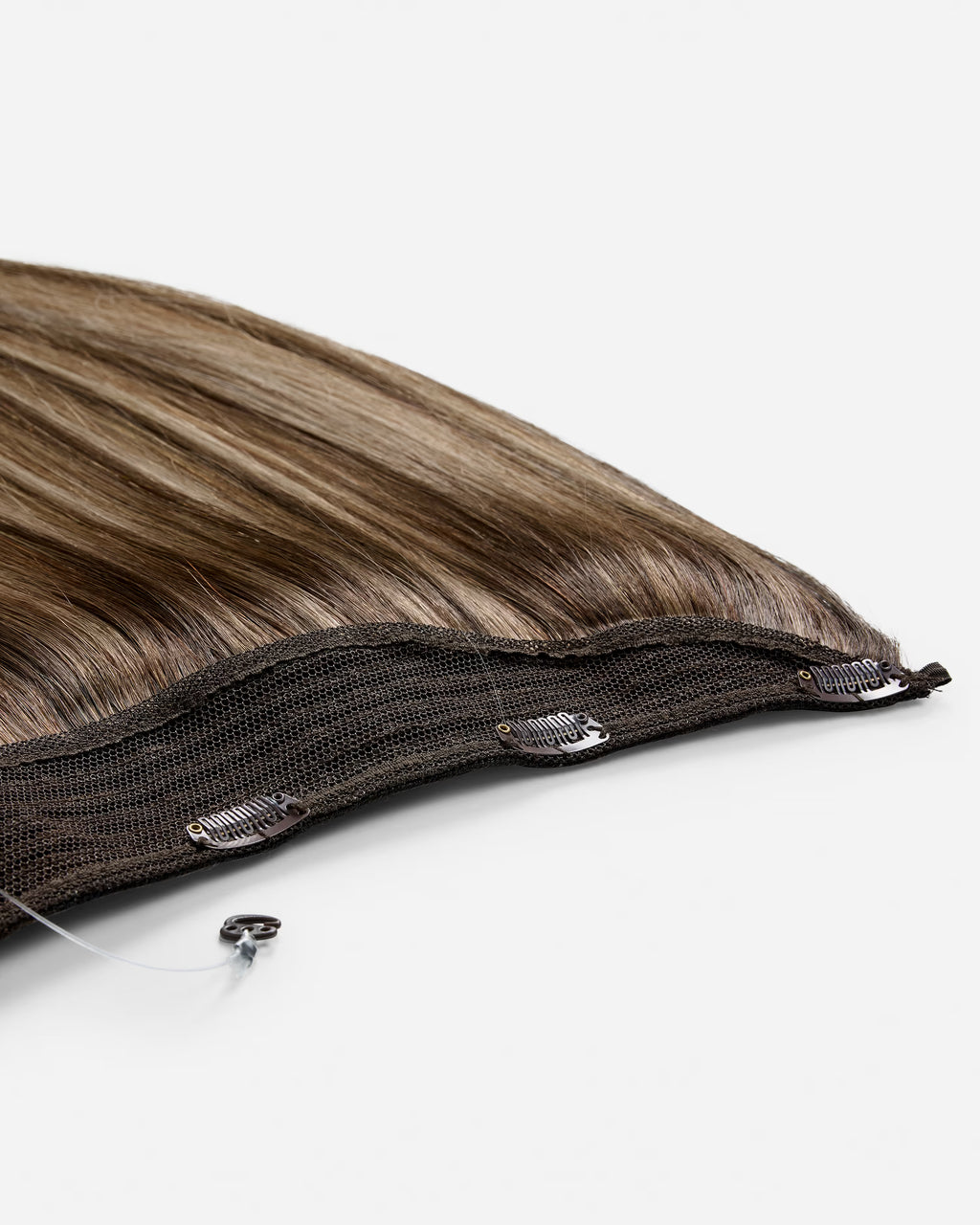 Naturalne Włosy Na Żyłce Halo Ombre “Brown Sugar Latte"