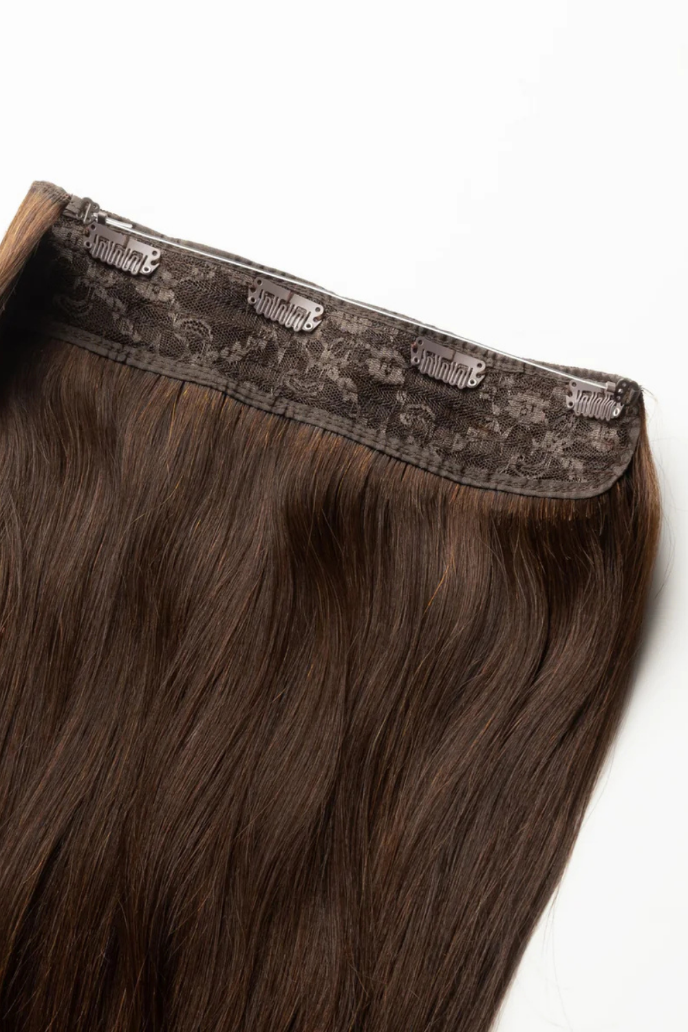 Syntetyczne Włosy Na Żyłce Halo Brązowe “Iced Shaken Espresso”