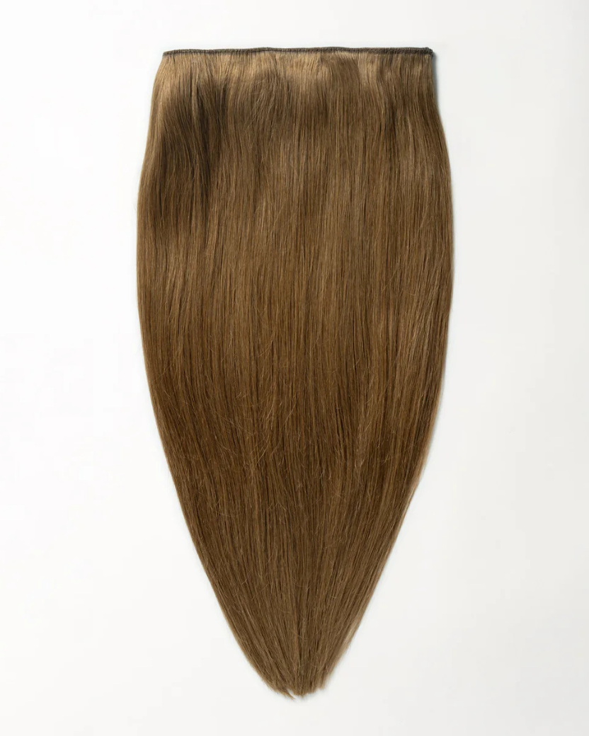 Syntetyczne Włosy Na Żyłce Halo Brązowe “Espresso Con Panna"