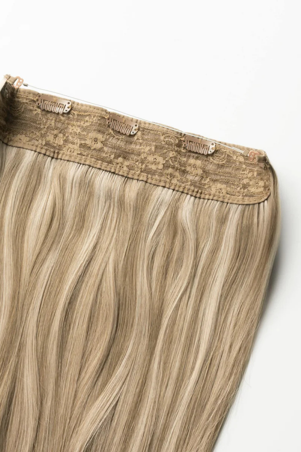 Syntetyczne Włosy Na Żyłce Halo Blond “Cinamon Roll"