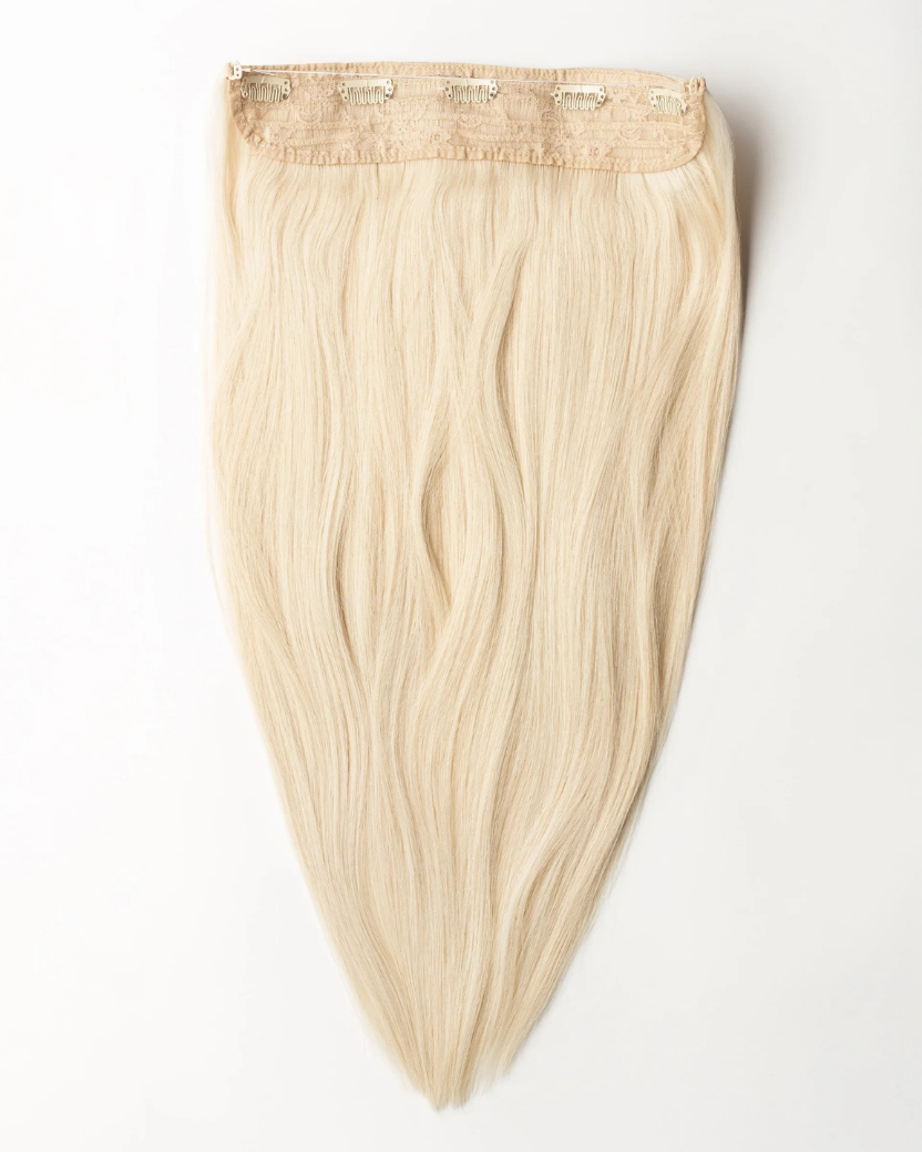 Syntetyczne Włosy Na Żyłce Halo Blond “Oat Milk Latte"