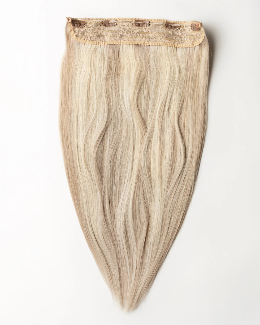 Syntetyczne Włosy Na Żyłce Halo Blond “Oat Milk"