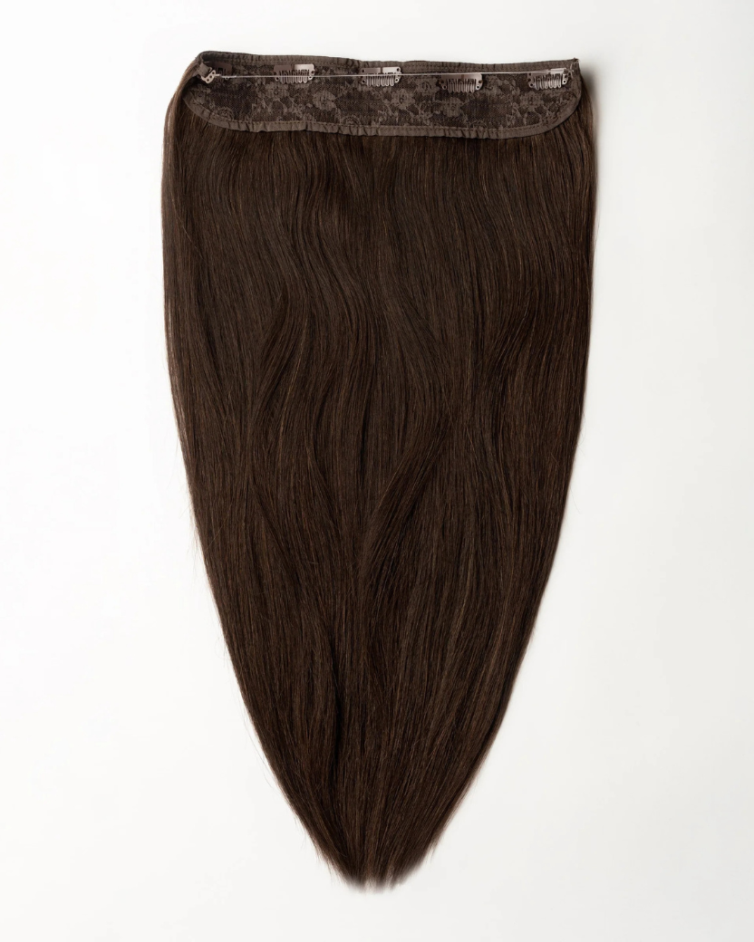 Syntetyczne Włosy Na Żyłce Halo Brązowe “Iced Mocha”