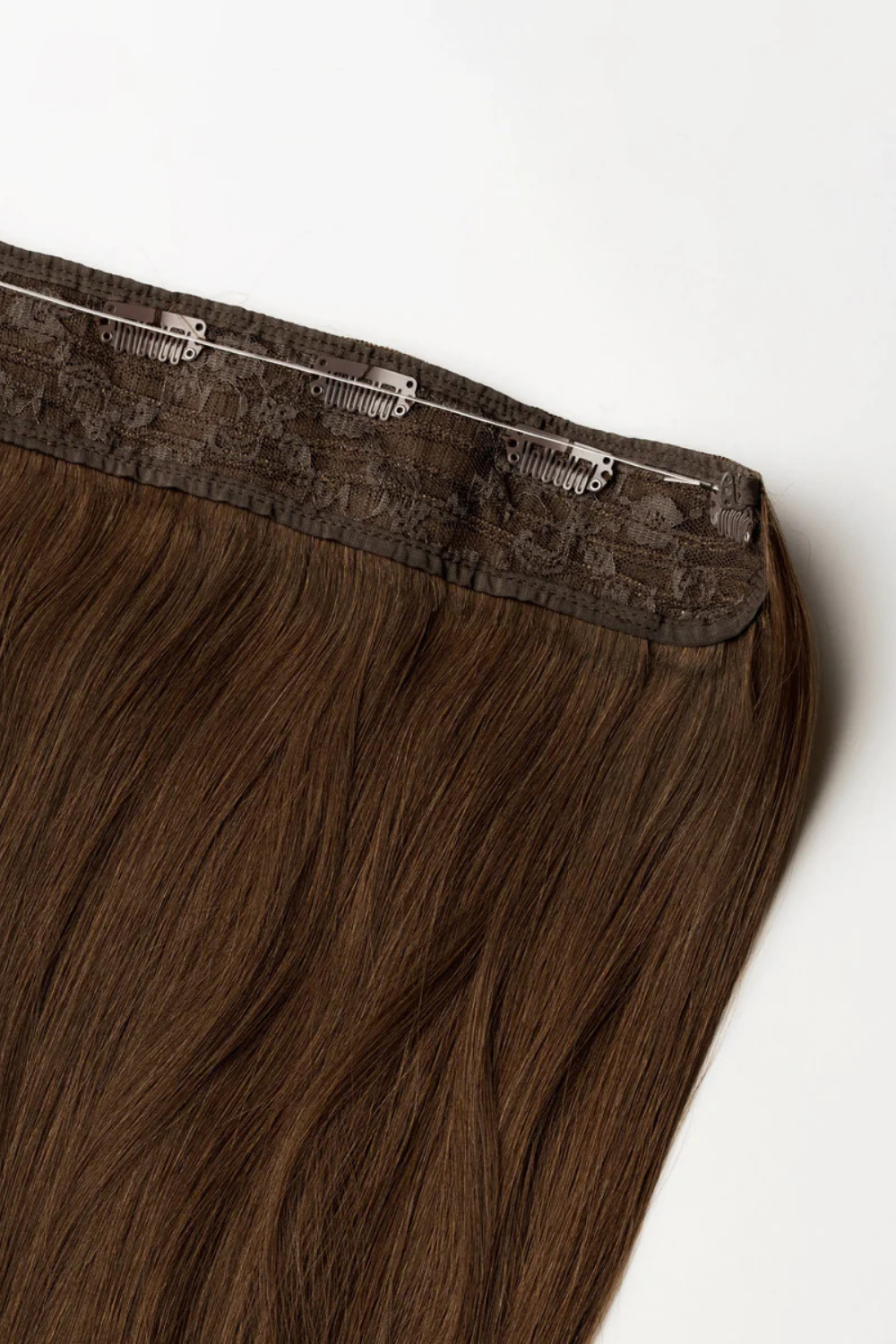 Syntetyczne Włosy Na Żyłce Halo Brązowe “Hazelnut"