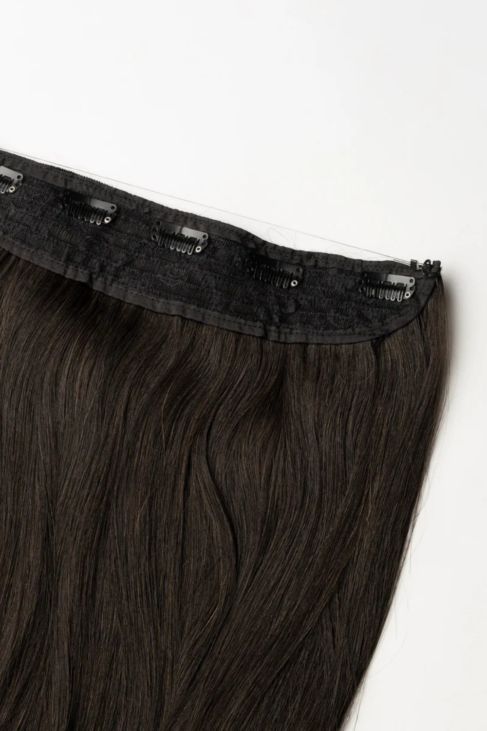 Syntetyczne Włosy Na Żyłce Halo Czarne “Iced Misto”