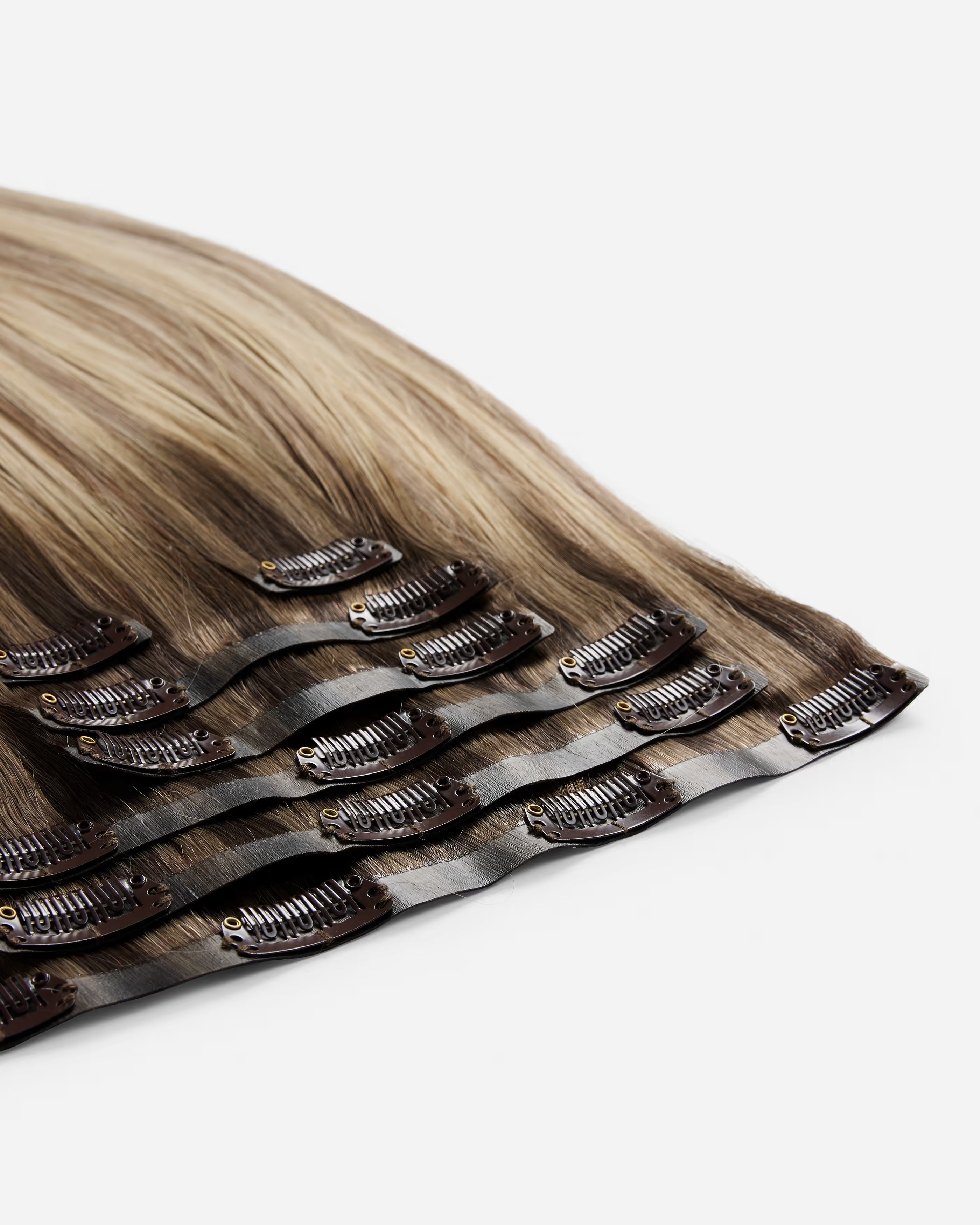 Naturalne Włosy Clip-In Ombre "Espresso Con Panna"