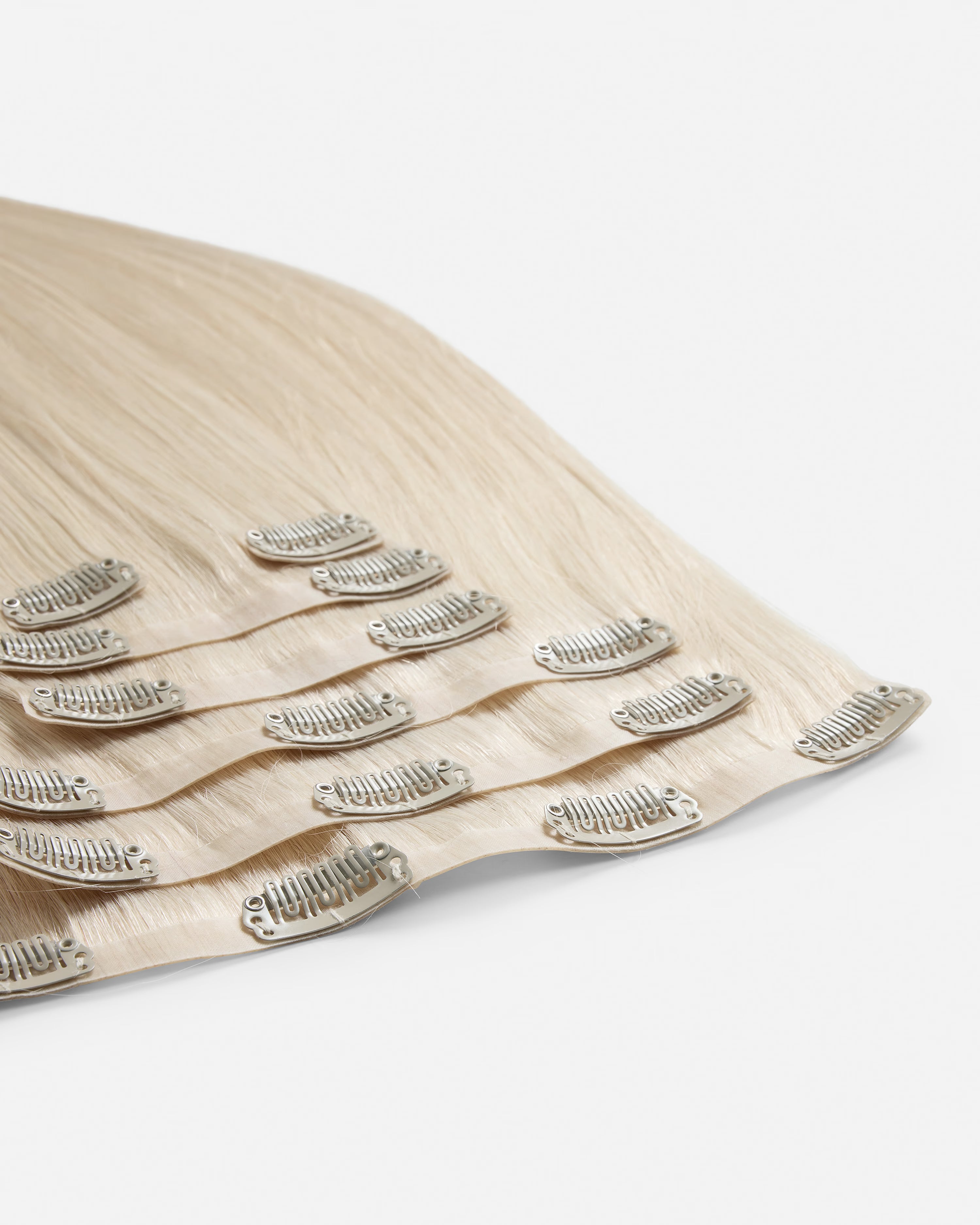 Naturalne Włosy Clip-In Blond "Almond Cream"