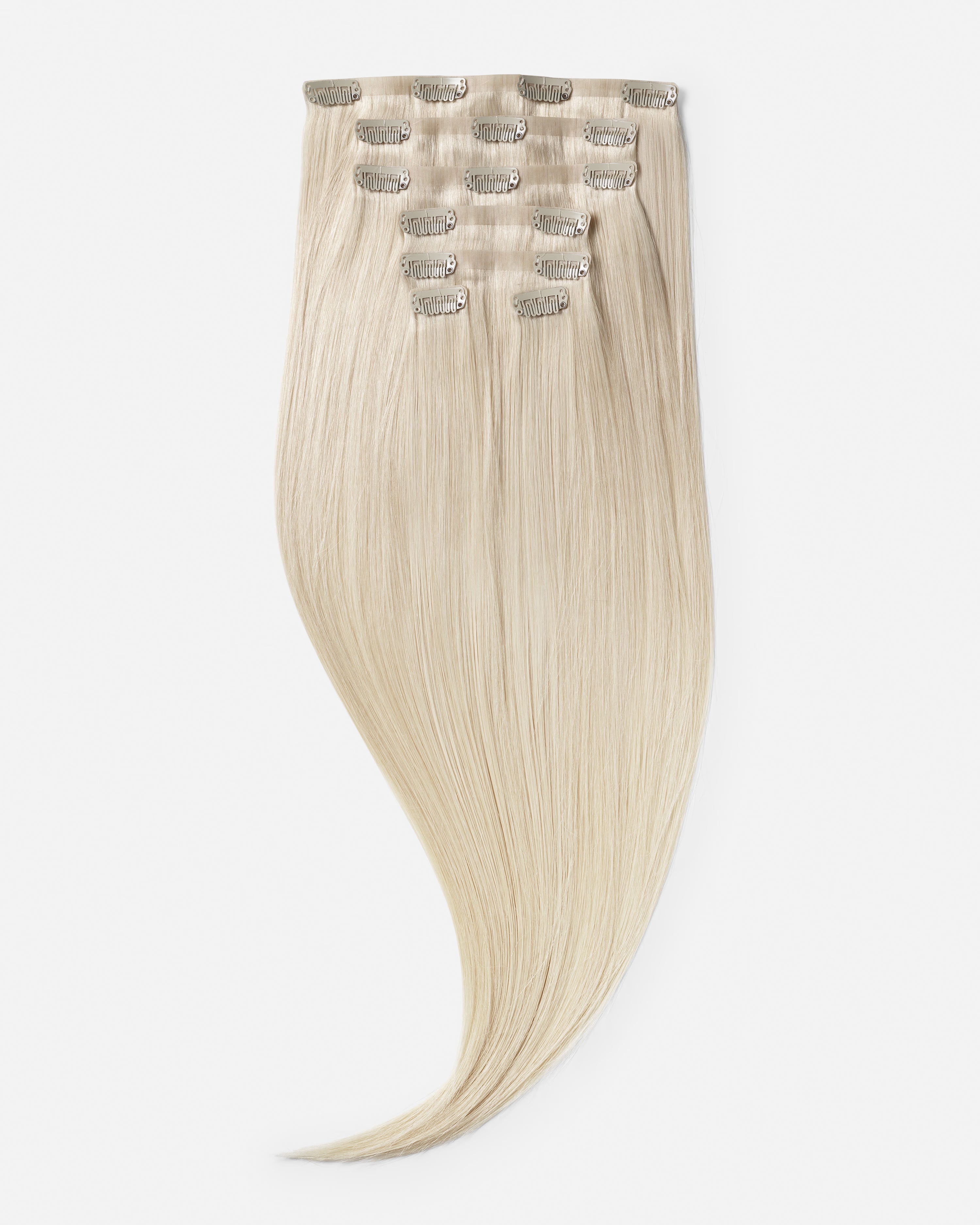 Naturalne Włosy Clip-In Blond "Almond Cream"